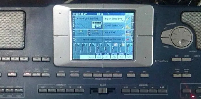 오리지널 A  등급 Korg 5.7 인치 LCD 패널 디스플레이 PA800 PA2x Pro PA2XPRO 용