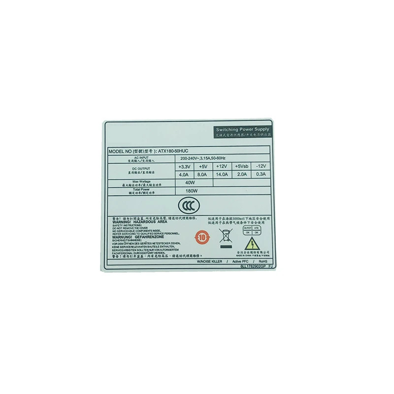 스위칭 전원공급장치 180-50HUC FSP180-50PLA 키트 FSP AIO FLEXPSU 소형 1U 12V 180W