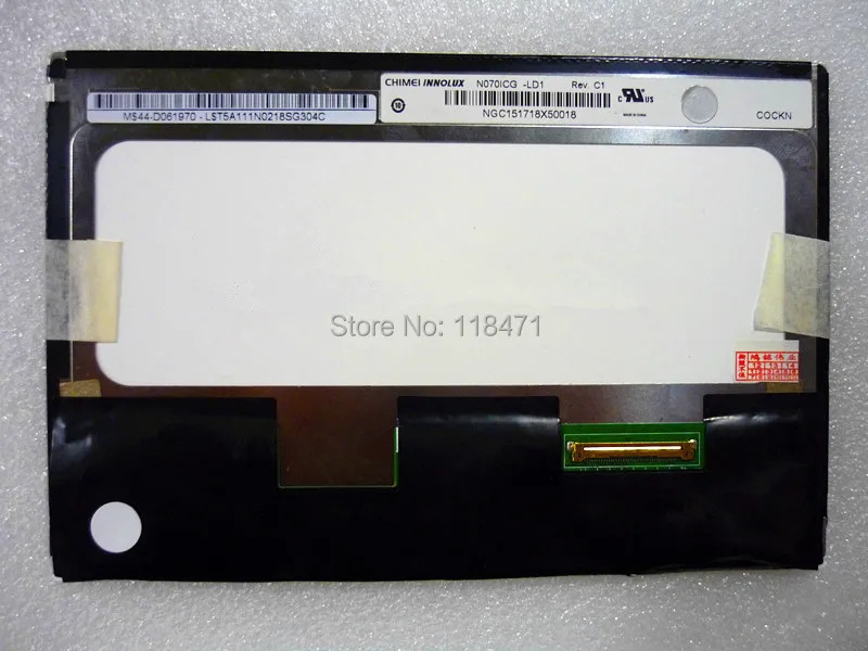 N070ICG-LD1 IPS LCD 스크린 원격 HDMI VGA 2 컨트롤러 보드 VS-TY2662-V1 1280x800 7 인치