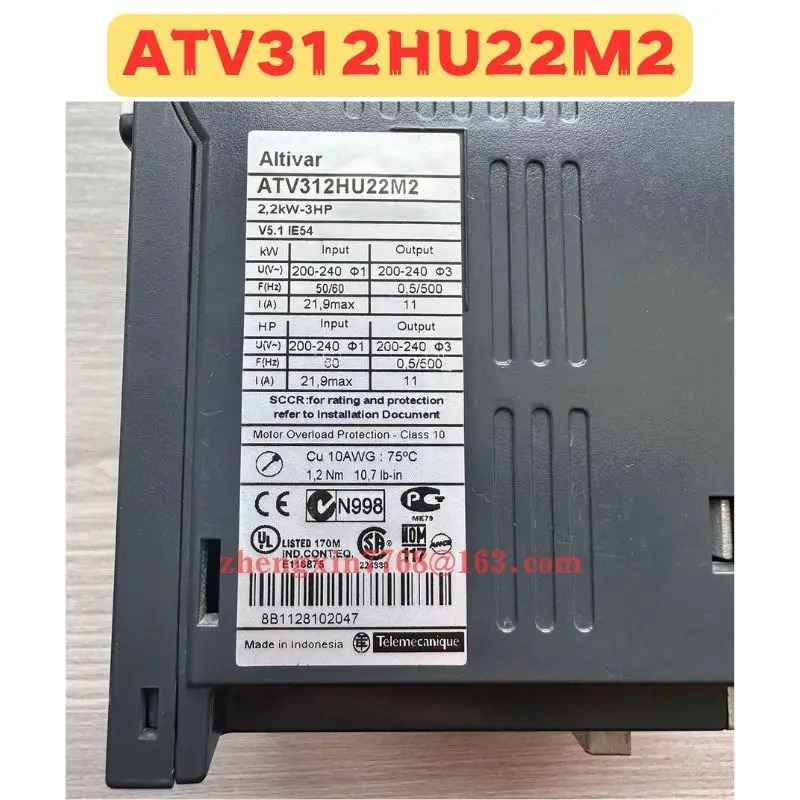 리퍼 주파수 변환기 정상 기능 완료 ATV312HU22M2