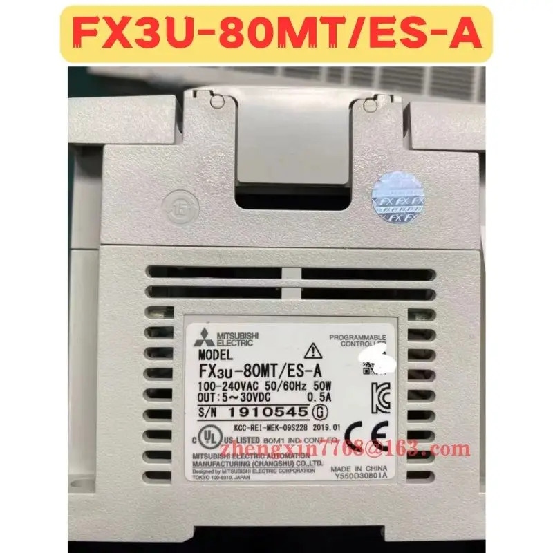 리퍼 PLC FX3U-80MT/ES-A FX3U-80MT ES-A 정상 기능 완료