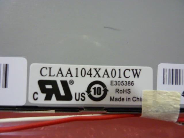 LCD 디스플레이 10.4 인치 CLAA104XA01CW