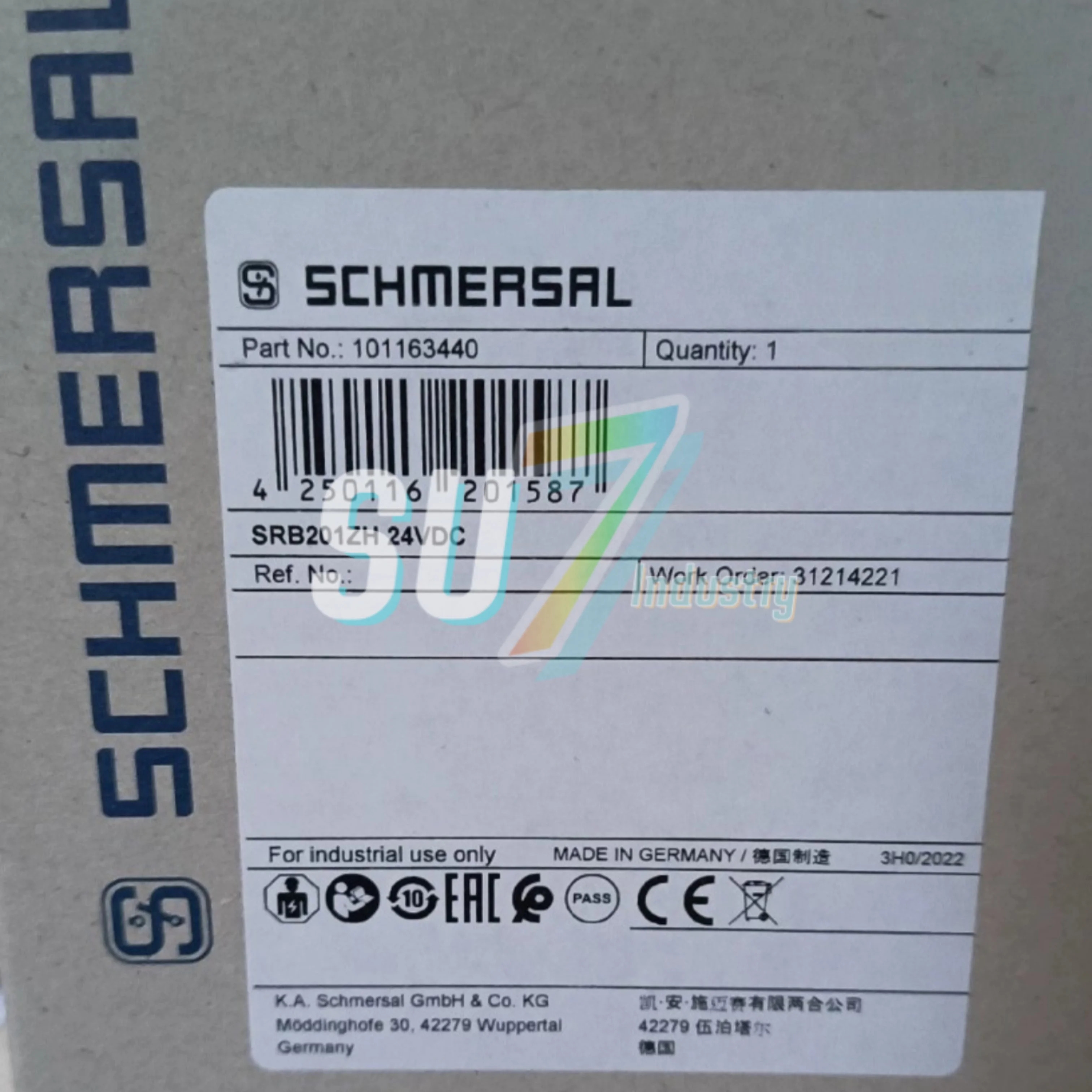 SRB201ZH-24VDC 101163440 안전 릴레이기능