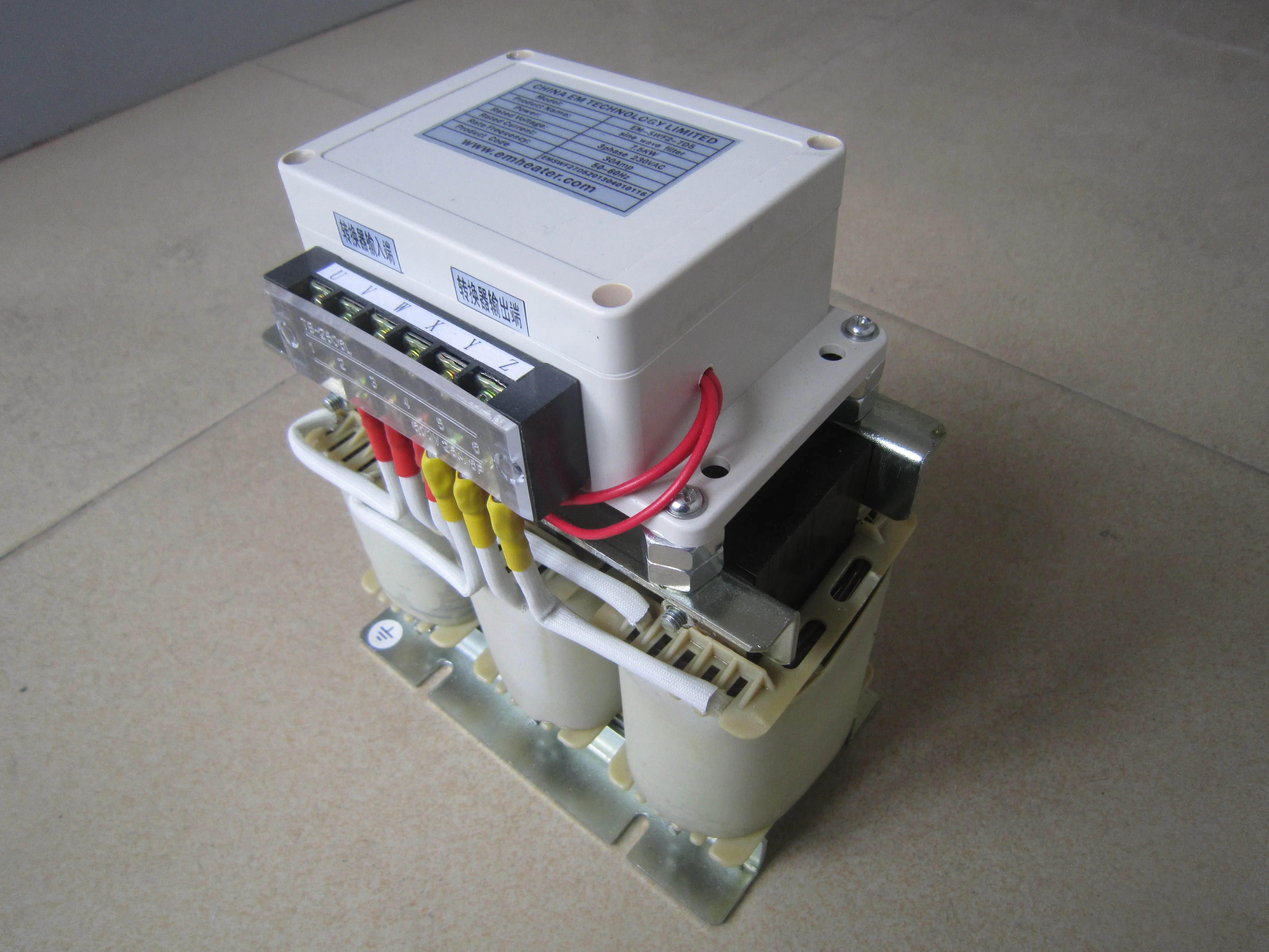 산업30KW 출력 Ac Chock 380V주파수 변환기 워터 펌프용