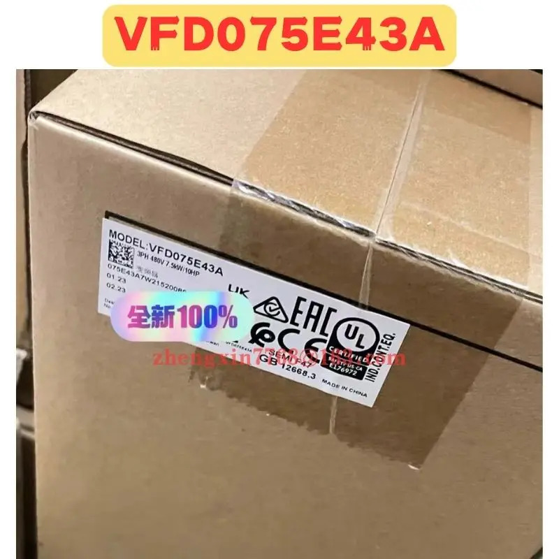 오리지널 주파수 변환기 VFD075E43A 신