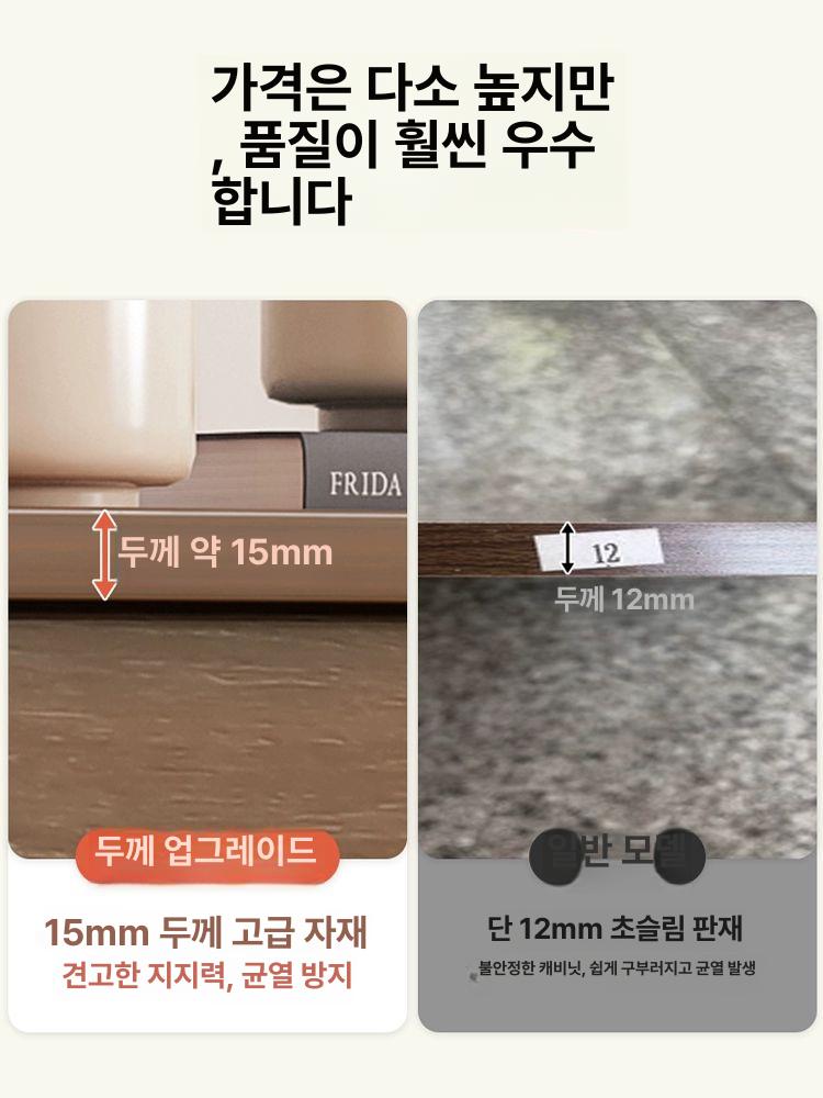 원목 거실장 다용도 인테리어 장식장 사무실용 사이드 보드 서랍 진열장 모던한 심플 - 상세 이미지 3