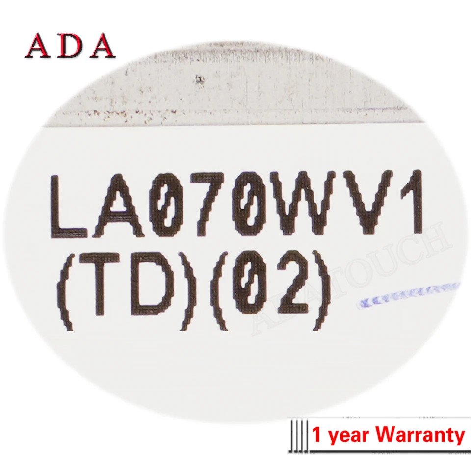 LA070WV1-TD02 LCD 디스플레이 패널 LA070WV1TD02 신 오리지널
