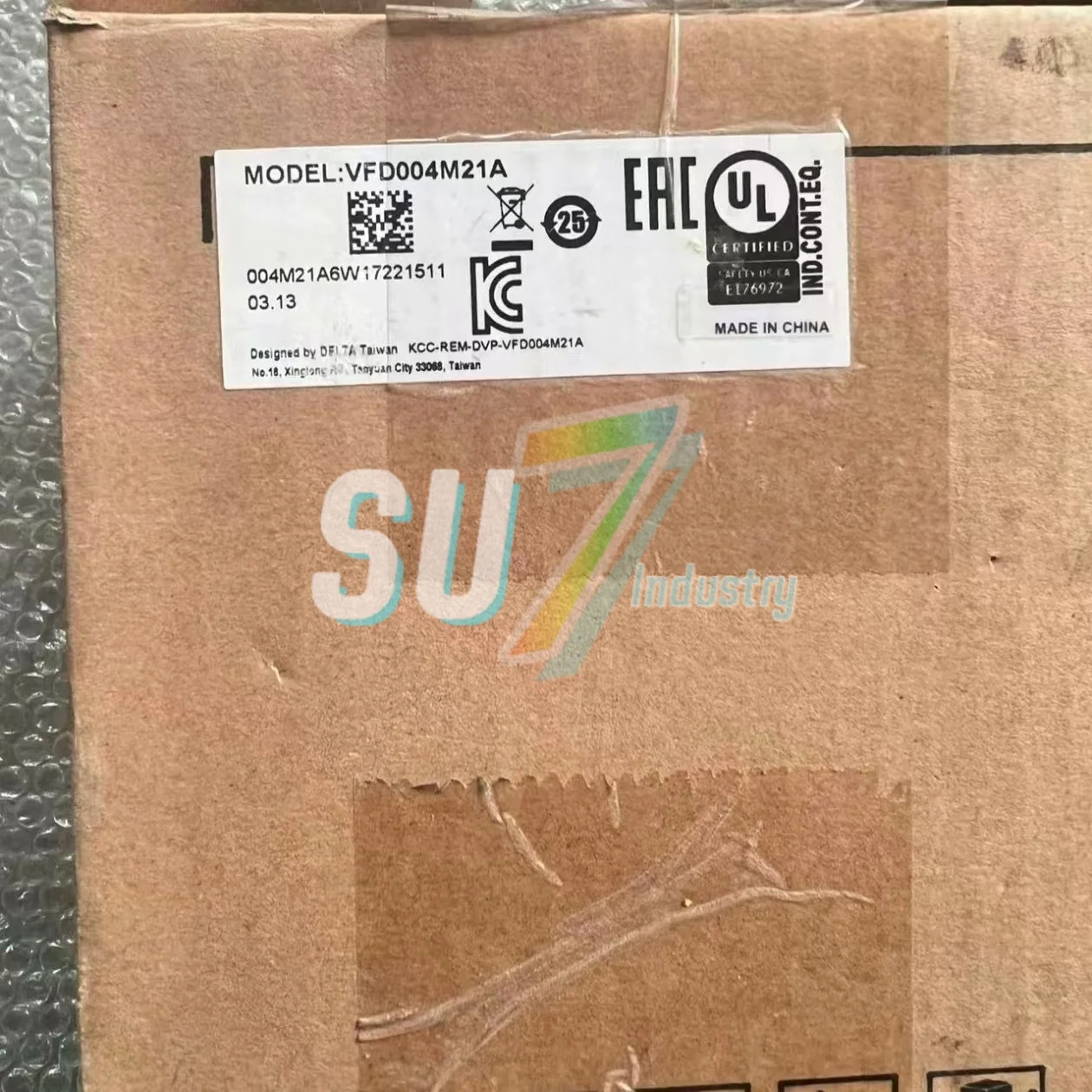 주파수 인버터 VFD004M21A VFD007B21A 원본