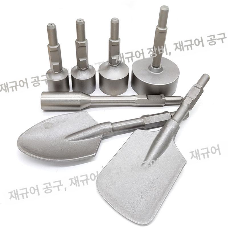 항타 드릴비트 굴삭 직경 나선형 구멍 길이 부품 공구 지반용 드릴날 교체용 - 상품 이미지