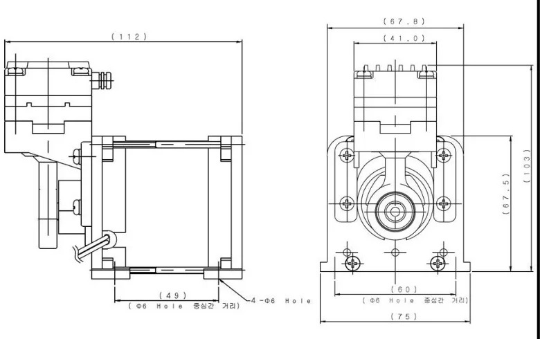 진공 펌프 DC 12V 6371S