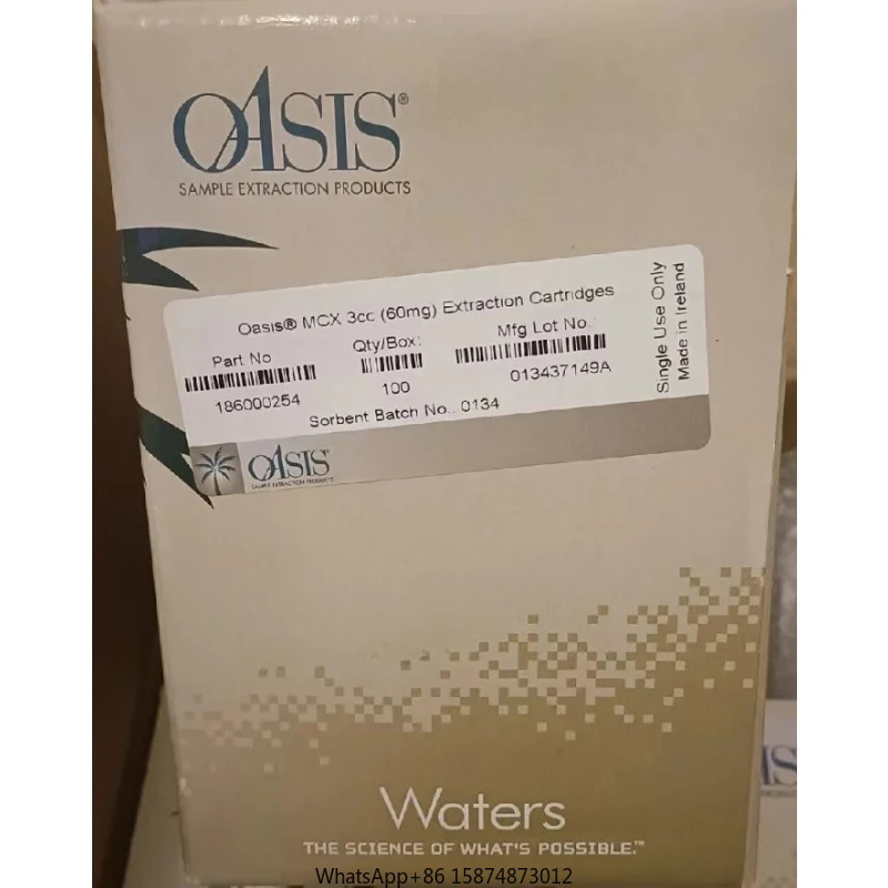 워터 186000254 고체 상 추출 소형 컬럼 MCX 필터 3cc 60mg