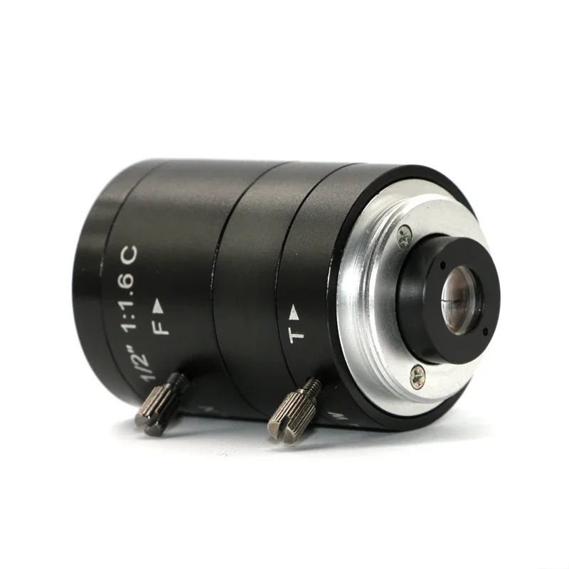 고화질 산업카메라 렌즈 줌 왜곡 없는 CCD 카메라 육안 검사 1/2 C 포트 6-12mm 3 백만