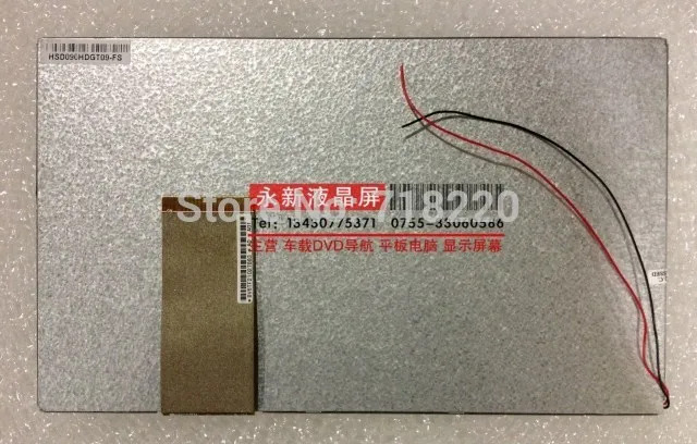 9 인치 60pin LCD HSD090IDW1-A00 태블릿 디스플레이 화면 케이블 721H410A47-A0 E203460 800x480