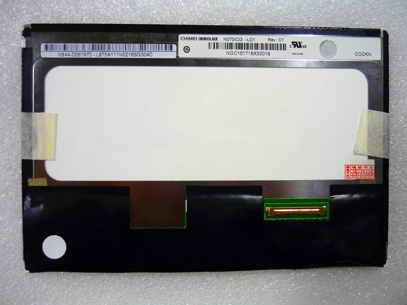 INNOLUX N070ICG-LD1 내부 디스플레이 LCD 화면 7.0 인치