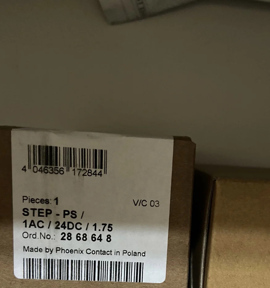 2868570 피닉스 레일 전원공급장치 STEP-PS/1AC/12DC/3 출력 12V DC/3A