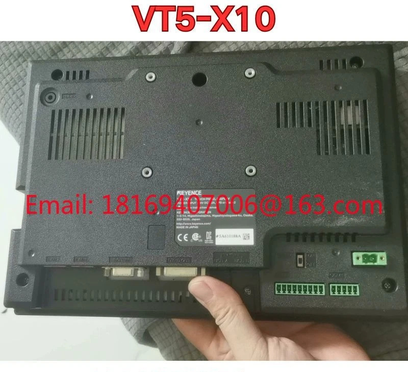 리퍼 VT5-X10 터치스크린 기능 리퍼는 정상