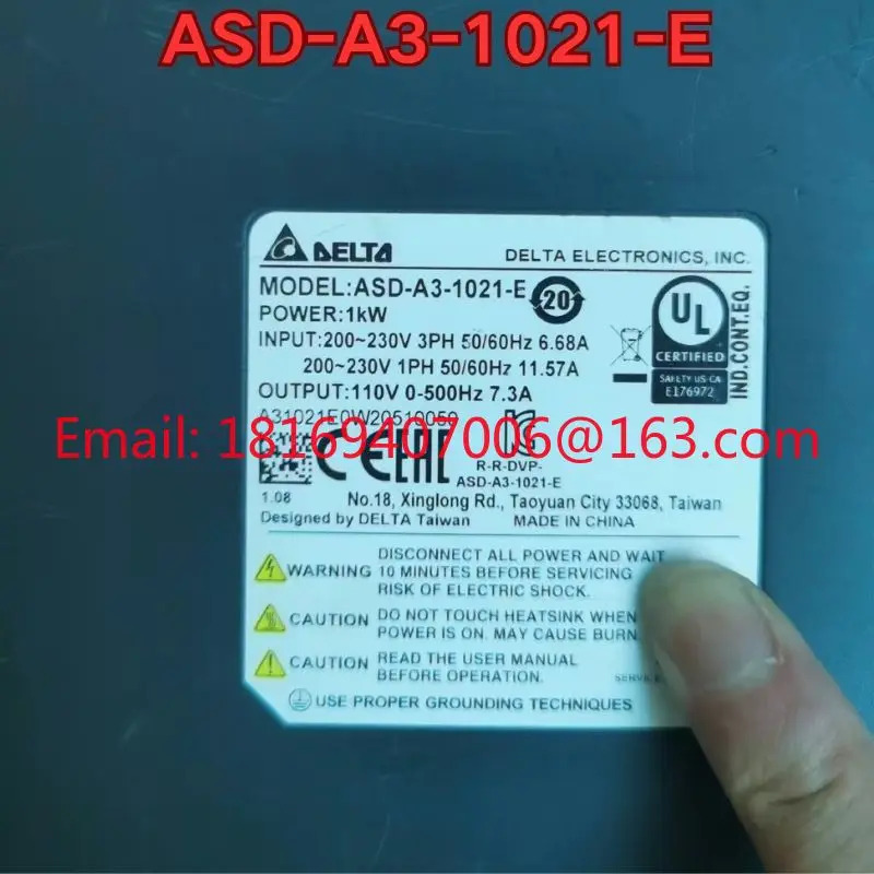 리퍼 ASD-A3-1021-E 서보 드라이브 기능 리퍼는 정상