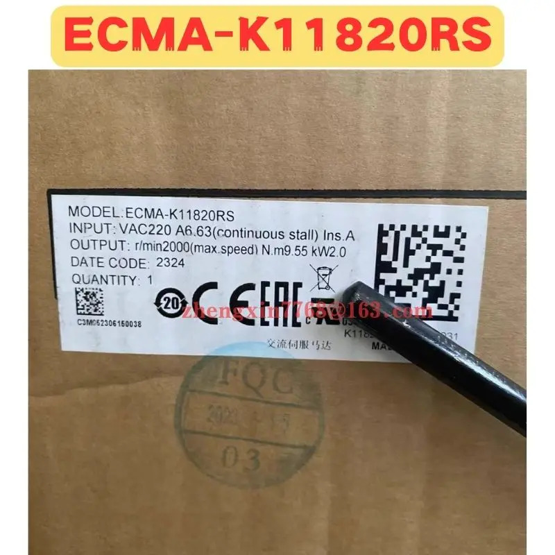 오리지널 ECMA-K11820RS ECMA K11820RS 서보모터 신