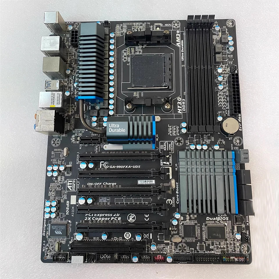 기가 바이트호환 AM3 SATA 4 DDR3 마더보드 GA-990FXA-UD5