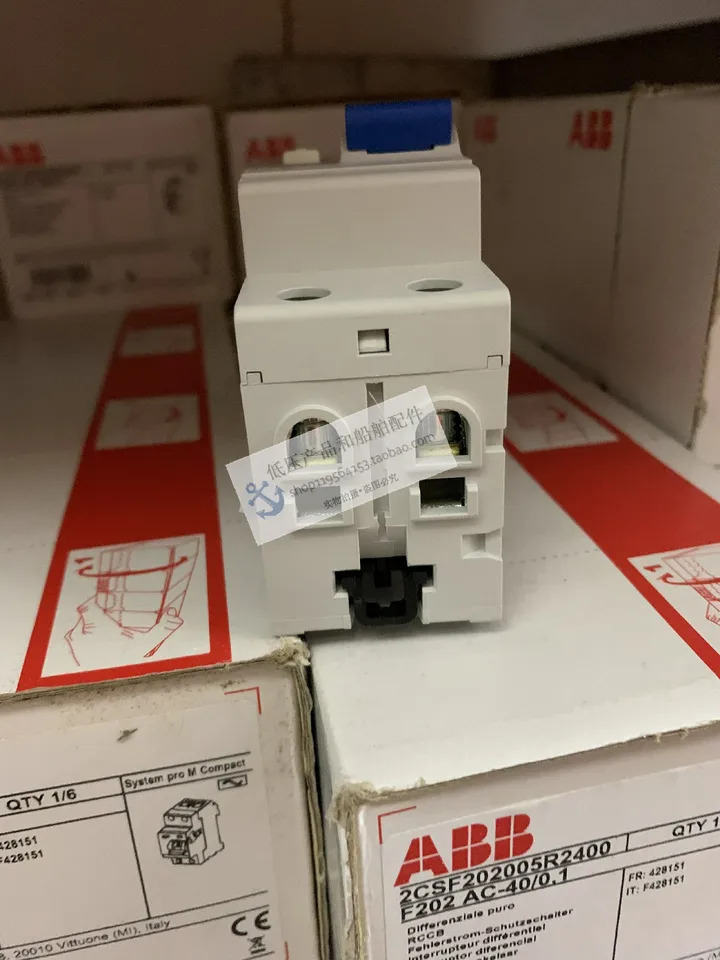 오리지널 ABB 전자기 누출 보호대 F202 AC-80/0.03 이탈리아