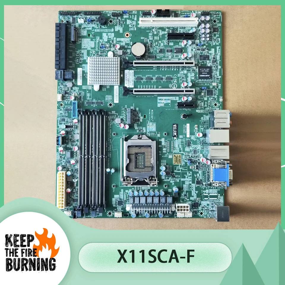 Supermicro Worktation 마더보드코어 LGA-1151 8 세대 9 i3 i5 i7 i9 Xeon E-2100 E-2200 DDR4 PCI-E 3.0 X11SCA-F