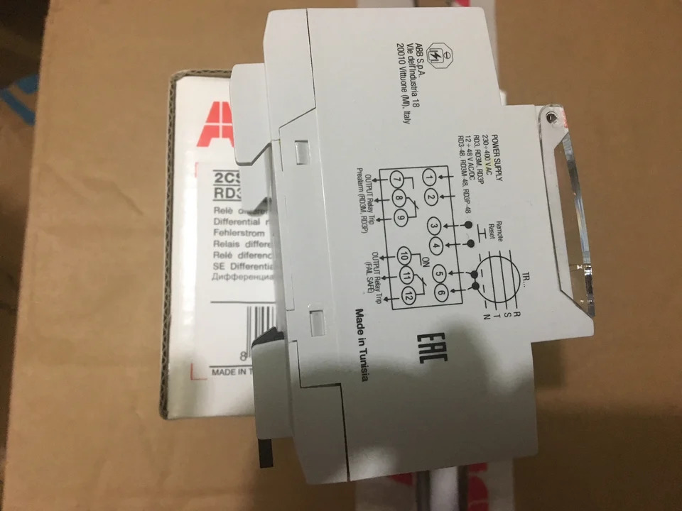 오리지널 ABB 잔여 전류 모니터 RD3 AC230-400V 신