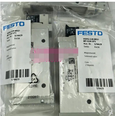 Festo 솔레노이드 밸브 VUVG-L18-M52-MT-G14-1P3 574429 시리즈 k458