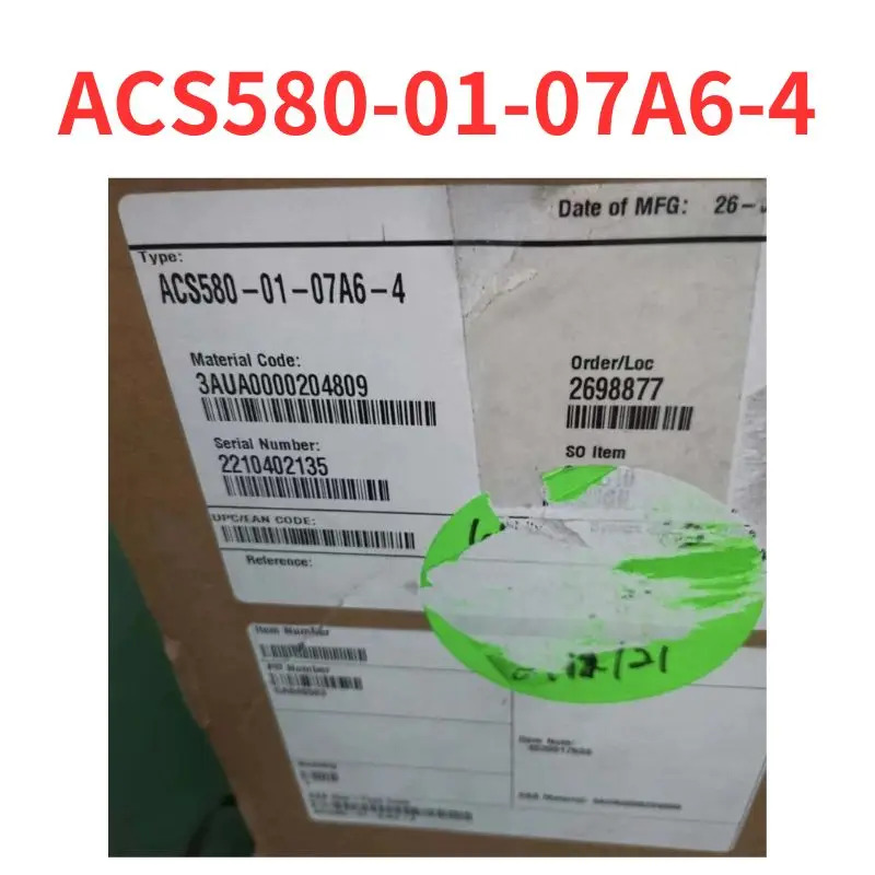 리퍼 ACS580-01-07A6-4 인버터 OK