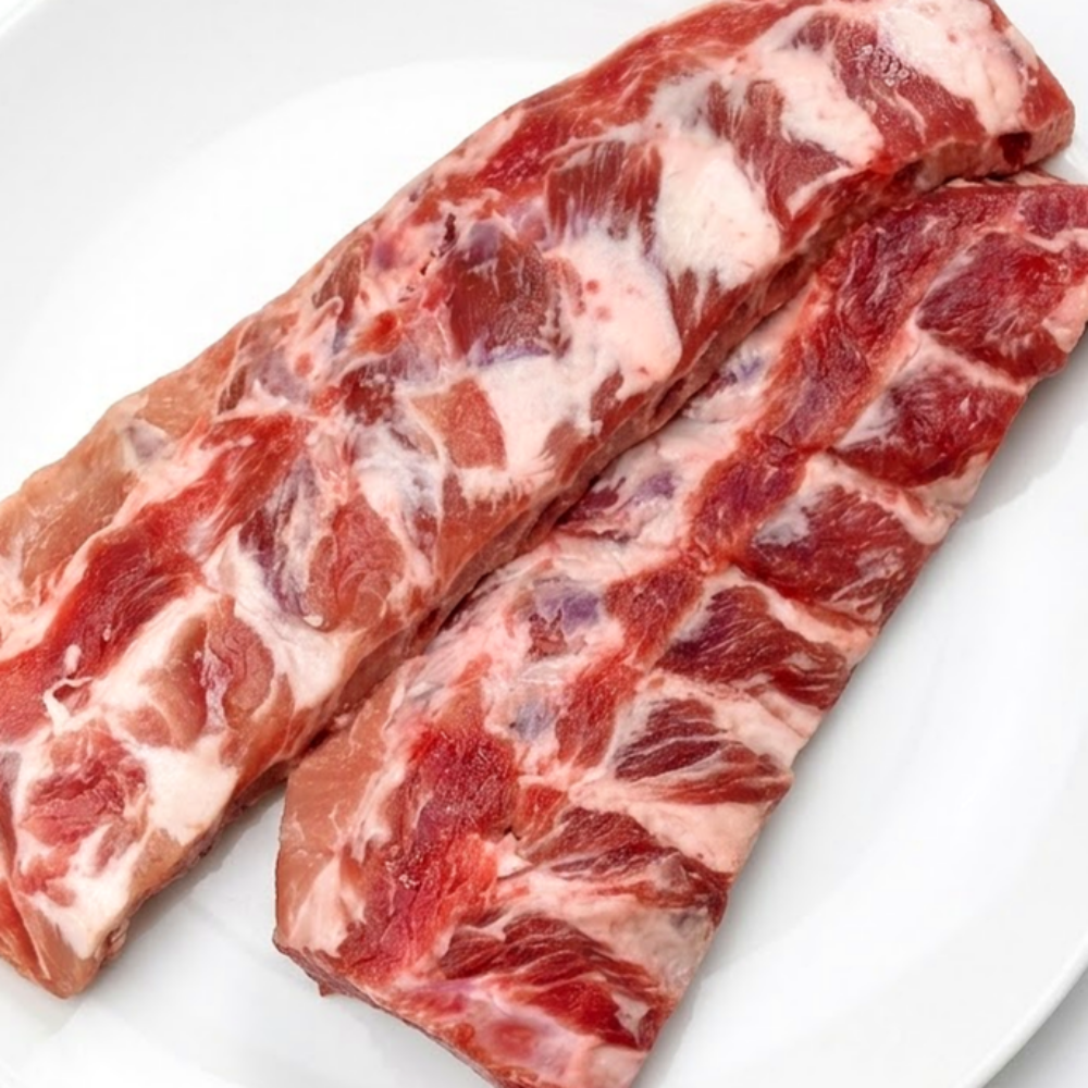돼지고기 수입 프리미엄 듀록 돼지 통 등갈비 쪽갈비 10kg 대용량 업소용 - 상품 이미지