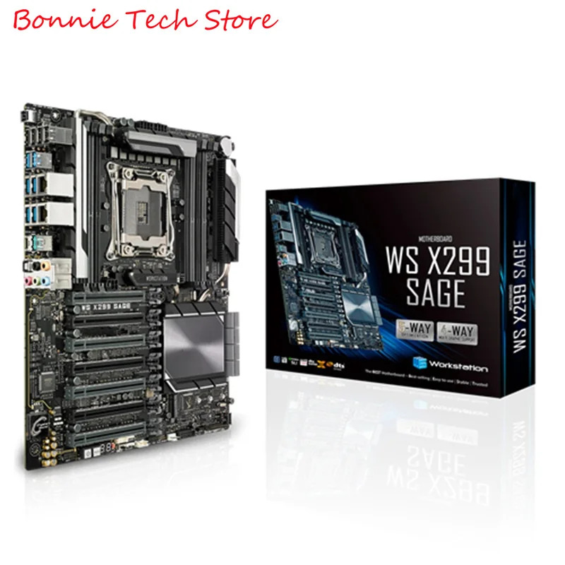 WS X299 SAGE  LGA2066 마더보드 코어 X 시리즈 프로세서