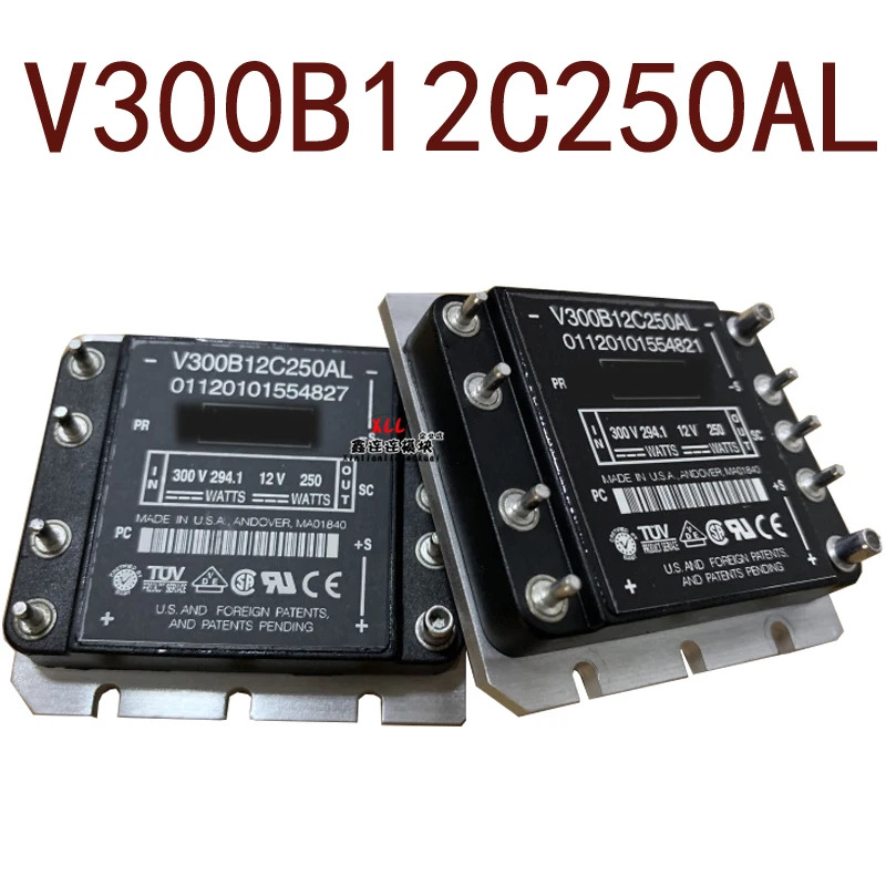 오리지널 V300B12C250AL DC300V-12VDC250W20.8A 현장
