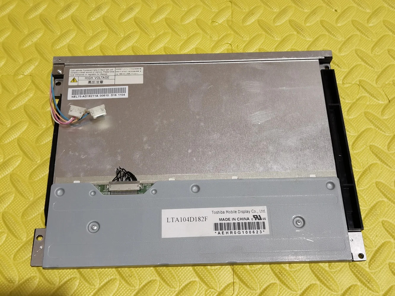 10.4인치 640x480 LTA104D182F LCD 디스플레이 화면 패널