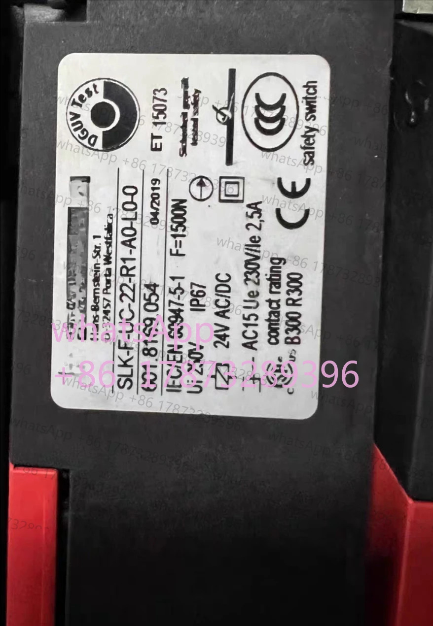 3월 포장 Bornstein 안전 도어 잠금 장치 SLK-F-UC-22-R1-A0-L0-0