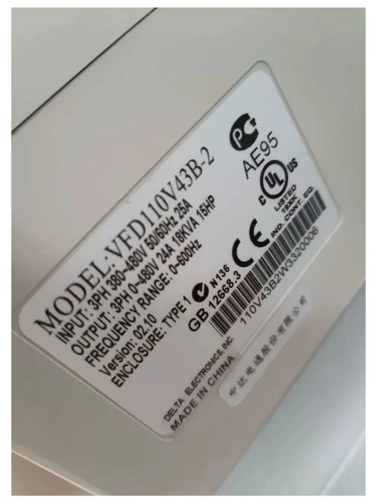 리퍼 VFD110V43B-2 인버터 OK