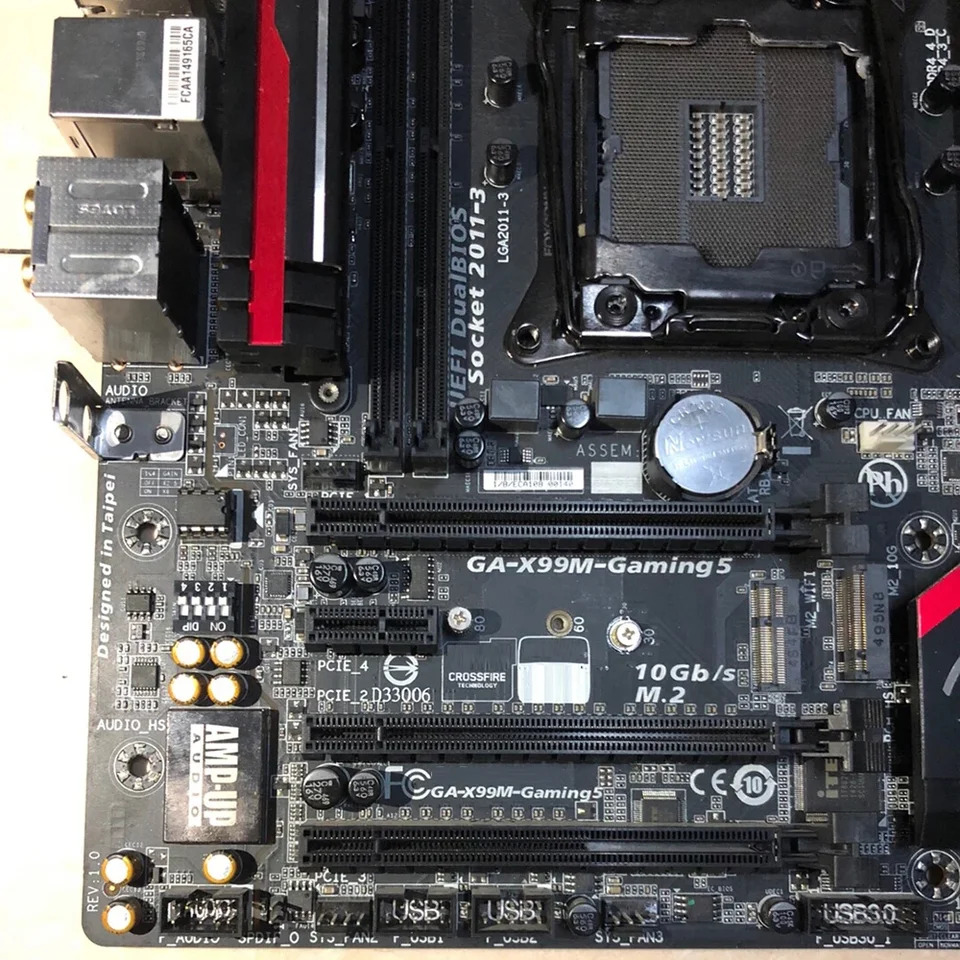 기가 바이트호환 X99M-Gng 5 LGA2011-3 코어 i7 프로세서 X99 DDR4 64GB 마이크로 마더보드 GA-X99M-Gng