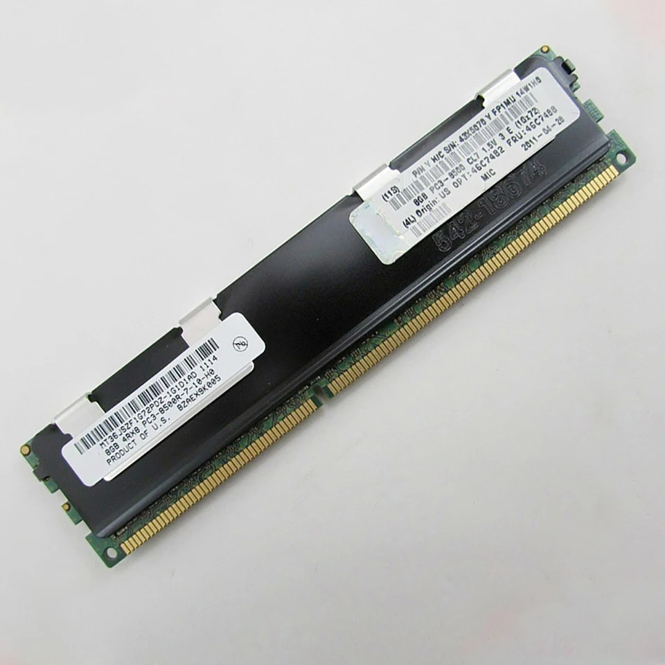 IBM 3850 X5 X3650 X3550 M3 M4 49Y1398 49Y1416 46C7488 46C7482 43X5070 8GB/8G 4RX8 PC3-8500R 1066 DD