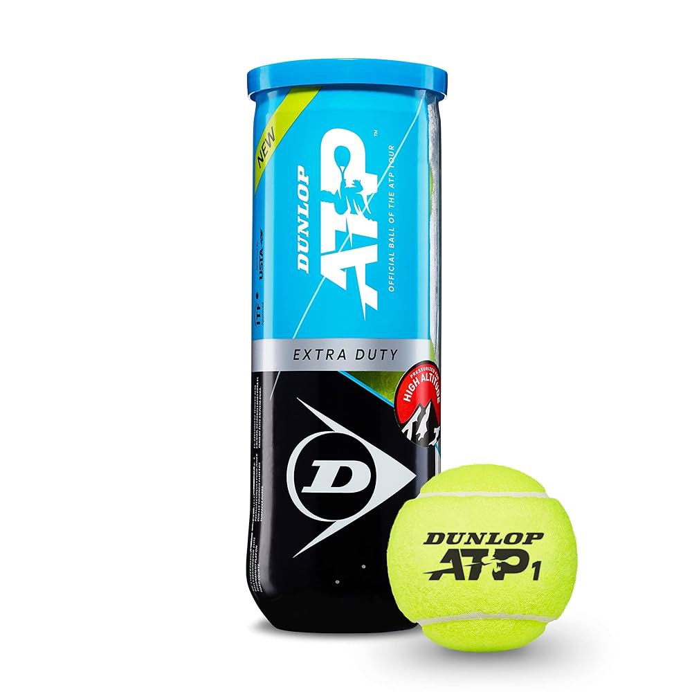 Dunlop ATP 투어 테니스공 (24캔 케이스 72개), 고도) (공 높은 - 상세 이미지 2
