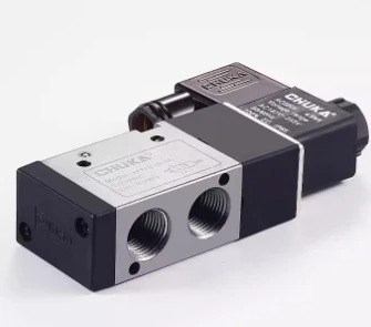 CHUKA 2위치 3 정상 솔레노이드 밸브 3V110-06 3V210-08 3V310-10 AC36V DC12V AC220V DC24V AC110V