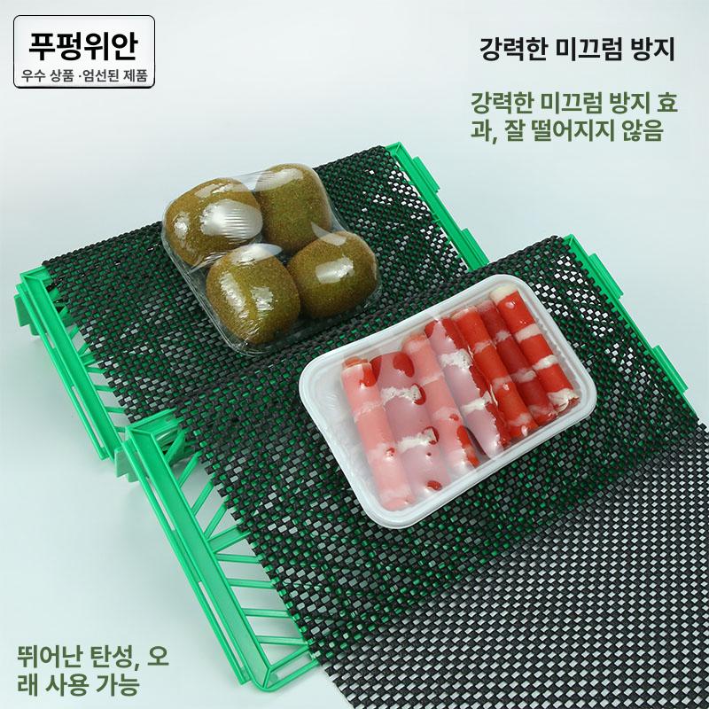 녹색 과일진열대 우드 빵집 랙 베이커리 진열장 선반 슈퍼마켓 야채진열대 과자 - 상세 이미지 4