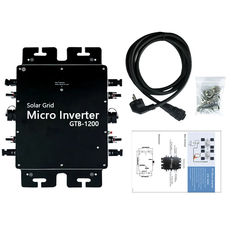 인버터 처리 완료 그리드 연결 발전 1200W 1400W 1600W 1800W 2000W