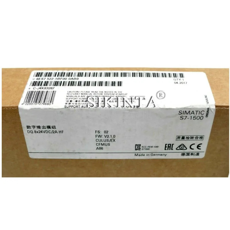 S7-1500 6ES7522-1BF00-0AB0 PLC 디지털 출력 모듈 완전히 리퍼