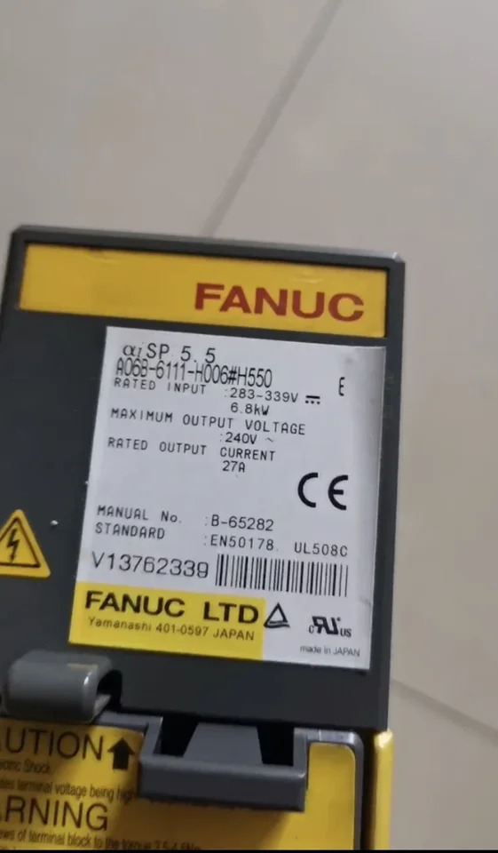 A06B-6111-H006 H550 Fanuc 서보 드라이브 모듈 CNC 기계리퍼 완료