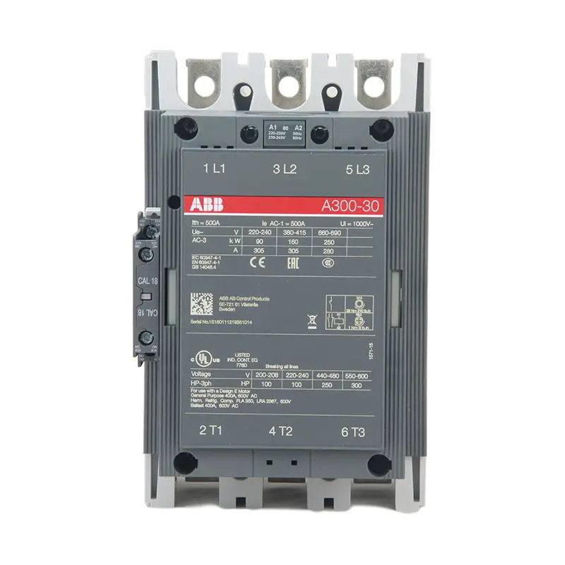ABB 접촉기 상세 정보 A300-30-11-80 220-230V 50Hz / 230-240V 60Hz ID1SFL551001R8011