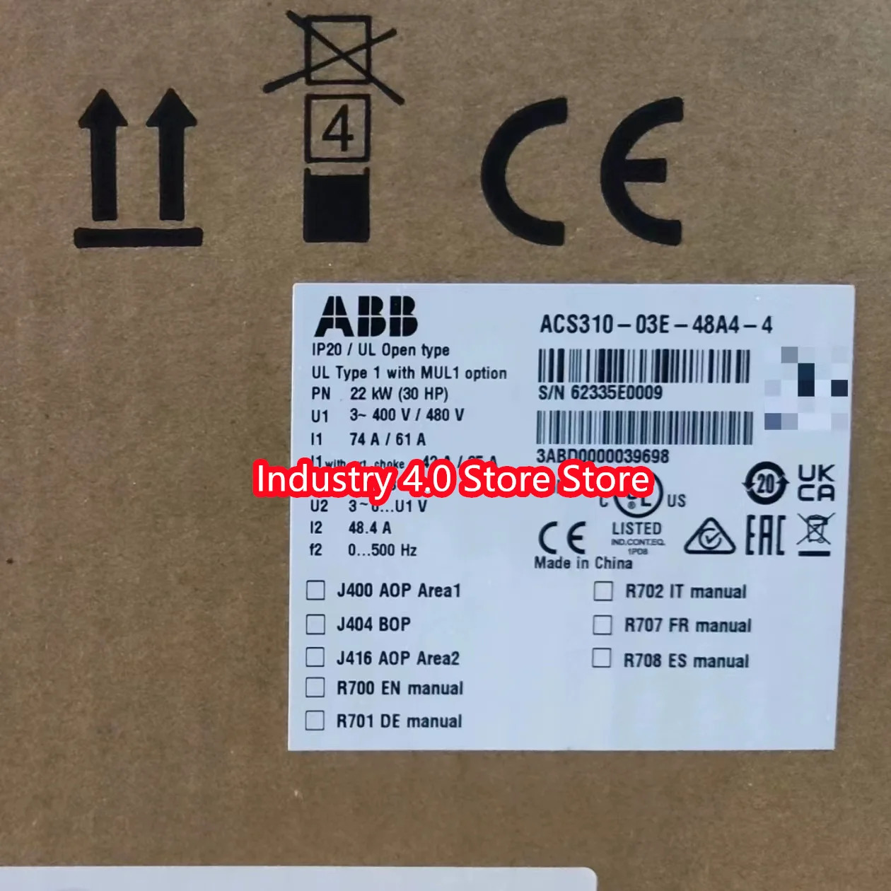 VCS310-03E-34A1-43AUA0000039636