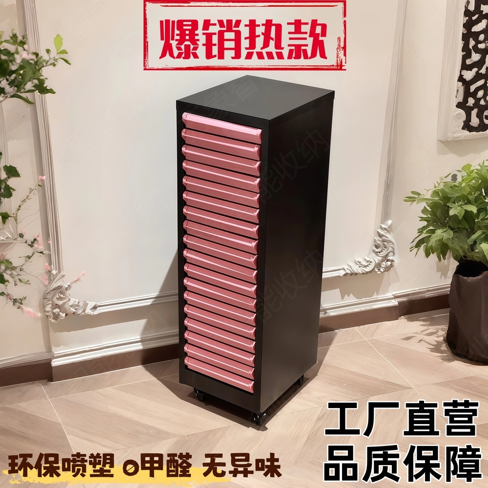 서류수납장 철제 책상정리 스틸 틈새수납장 높은 멀티 61cm - 상세 이미지 2