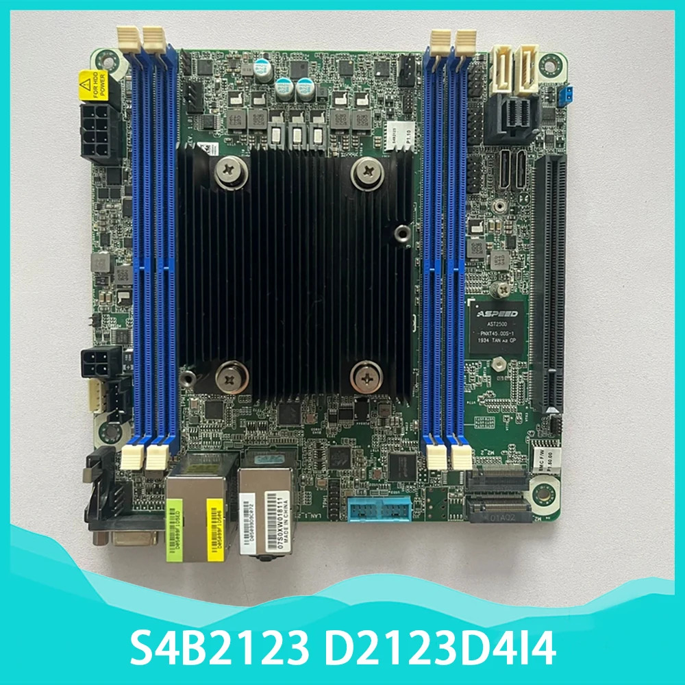 AS-Rock Xeon D2123CPU ITX 산업제어 마더보드S4B2123 D2123D4I4