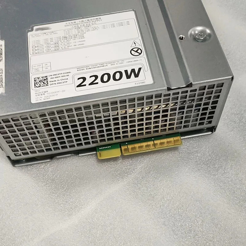 델 정밀 7960 7920 2200W PSU 스위칭 전원공급장치 H2200EPF-00 NC3TP 0NC3TP