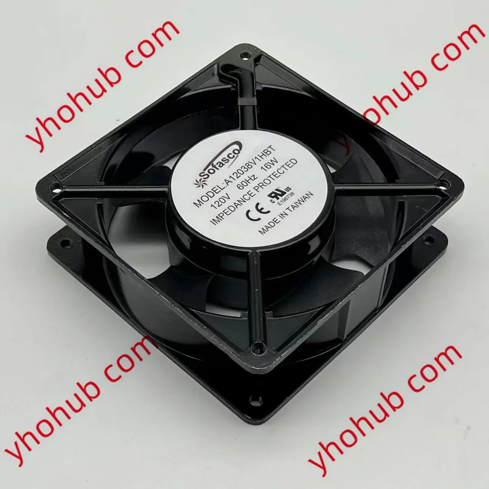 Sofasco 서버 스퀘어 냉각팬 AC 120V 16W mm A12038V1HBT