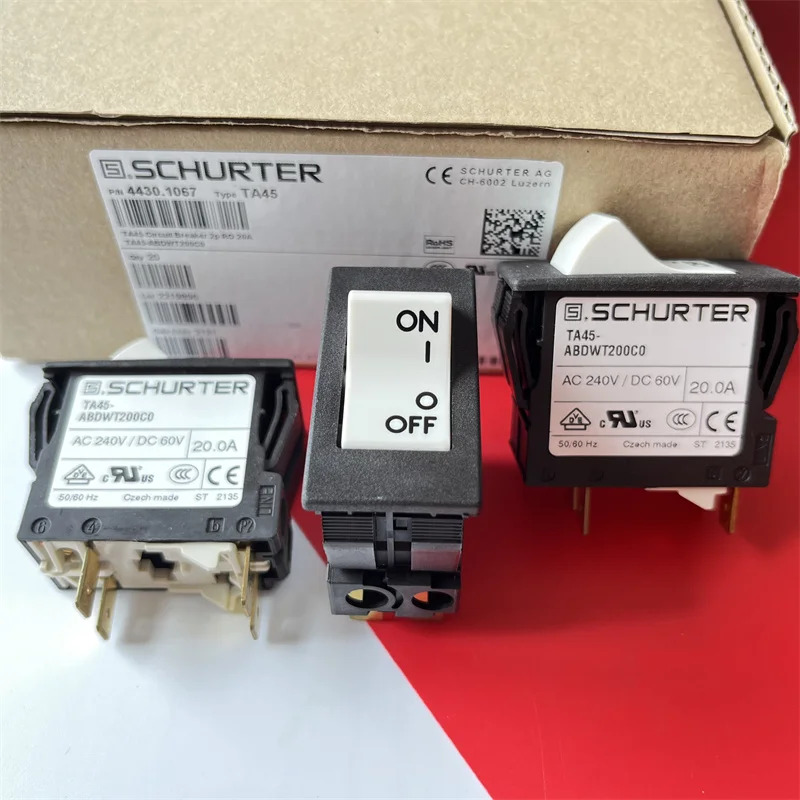 TA45-ABDWT200C0 회로차단기 스위치 SCHURTER 4300.1067 20A
