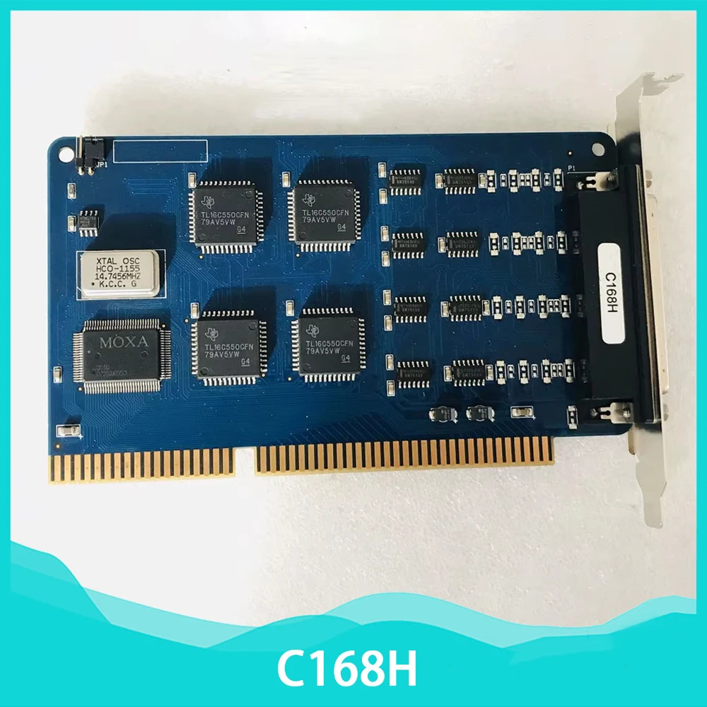 MOXA 8포트 RS232 ISA 슬롯 카드 다직렬 카드C168H